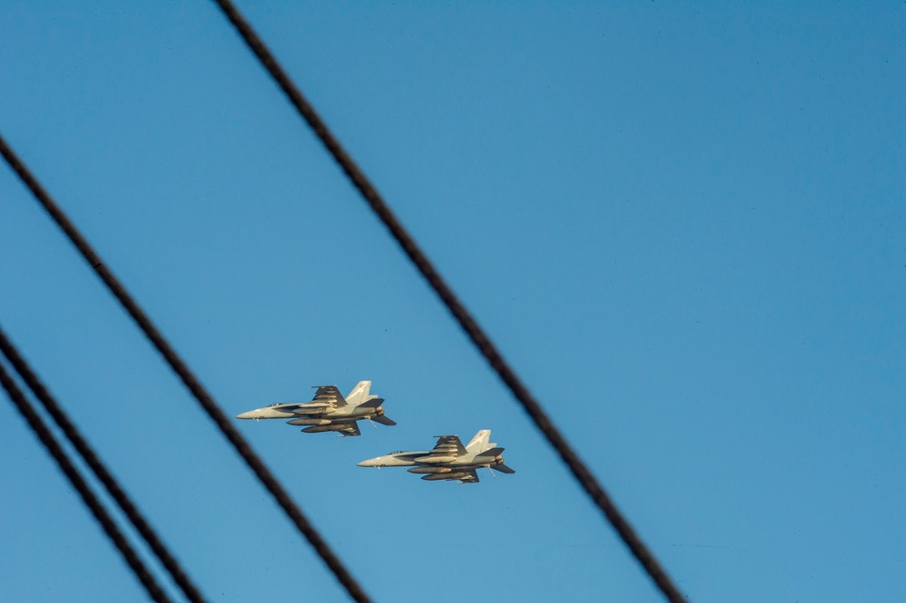 Theodore Roosevelt Flight Ops in U.S. 7th Fleet