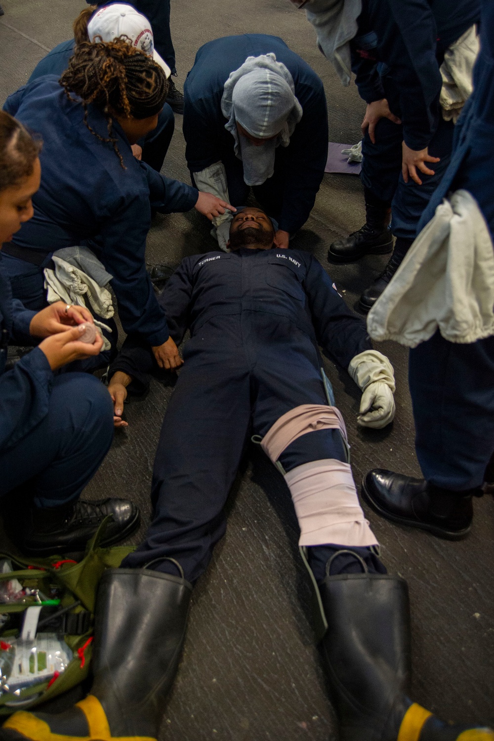 GQ Drill Aboard Theodore Roosevelt