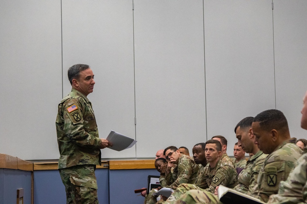 10th Mountain Division Holds Leader Development Conference