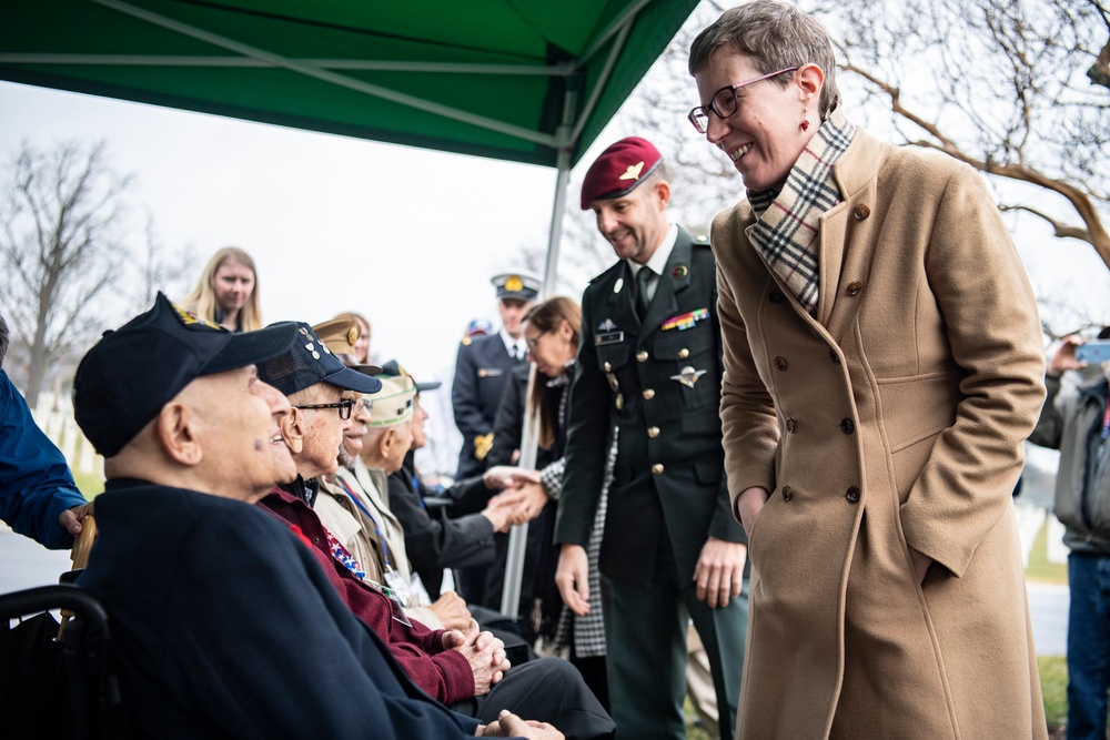 Ceremony Commemorating the 79th Anniversary of the Battle of the Bulge