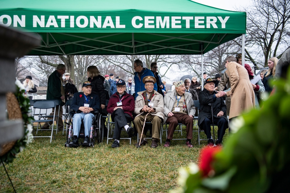 Ceremony Commemorating the 79th Anniversary of the Battle of the Bulge