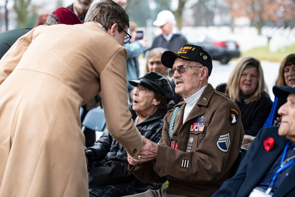 Ceremony Commemorating the 79th Anniversary of the Battle of the Bulge