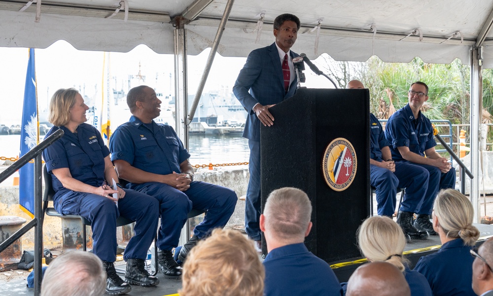 Coast Guard holds groundbreaking ceremony for new Base Charleston campus