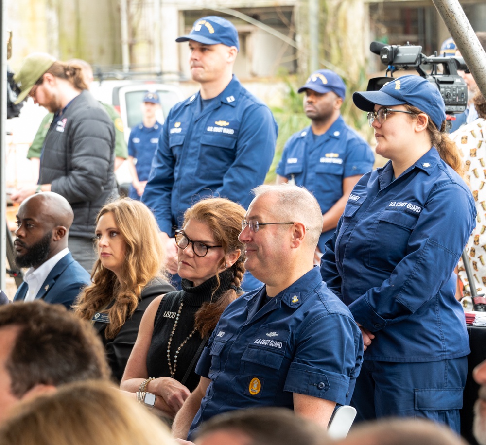 Coast Guard holds groundbreaking ceremony for new Base Charleston campus