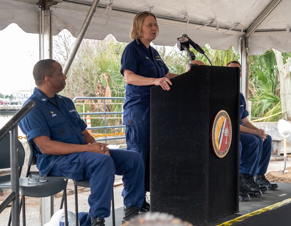 Coast Guard holds groundbreaking ceremony for new Base Charleston campus