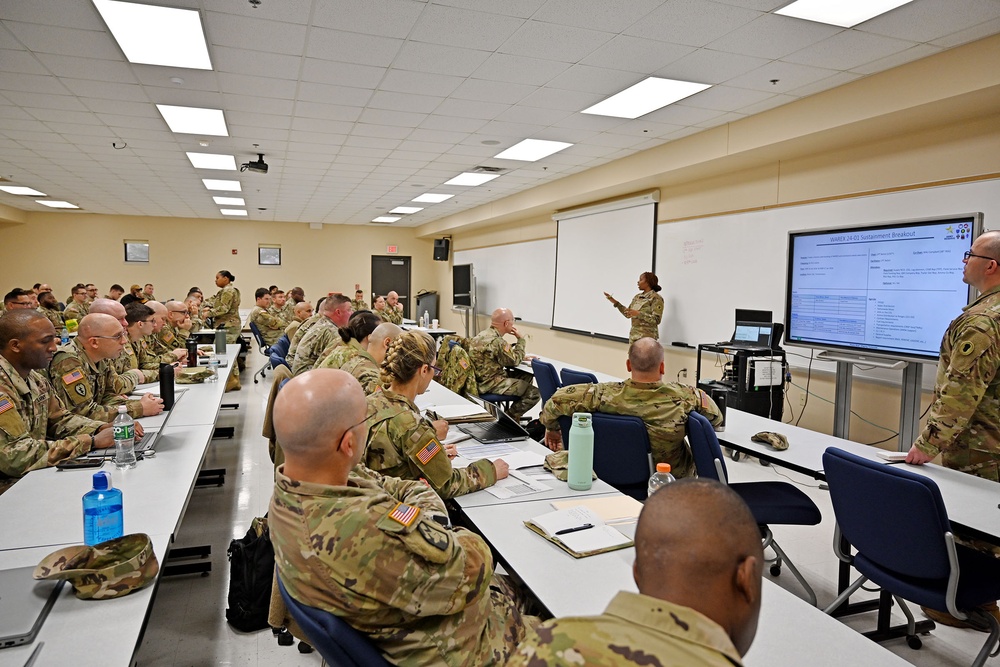 JB MDL Fort Dix 87th Training Division WAREX 2024 Main Planning Workshop. 26th January 2024