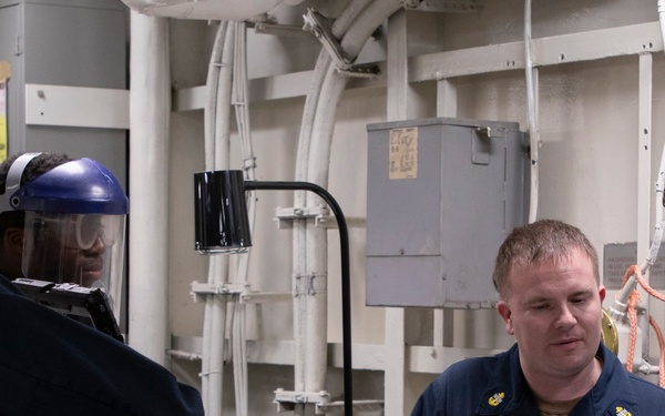 George Washington Sailors conduct MAV-2 Inspection