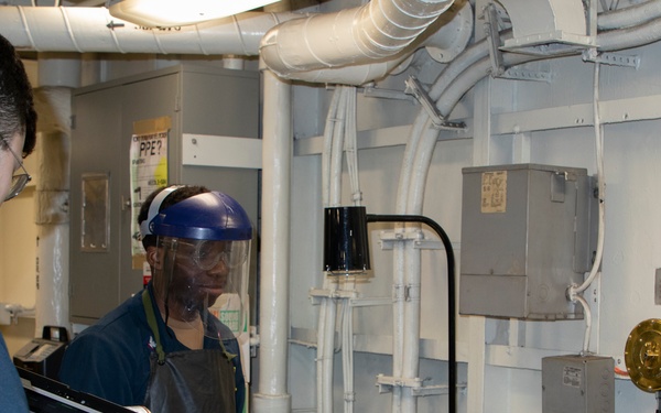 George Washington Sailors conduct MAV-2 Inspection