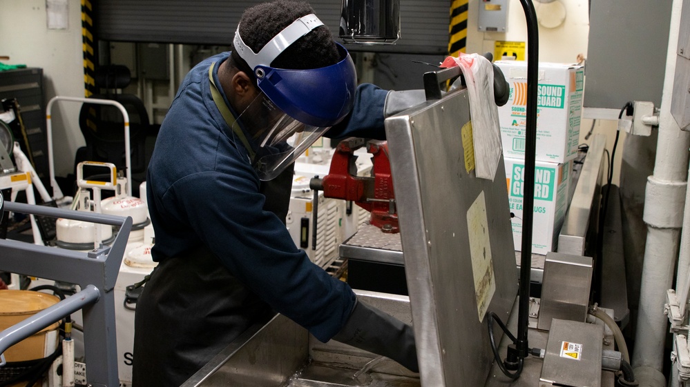 George Washington Sailors conduct MAV-2 Inspection