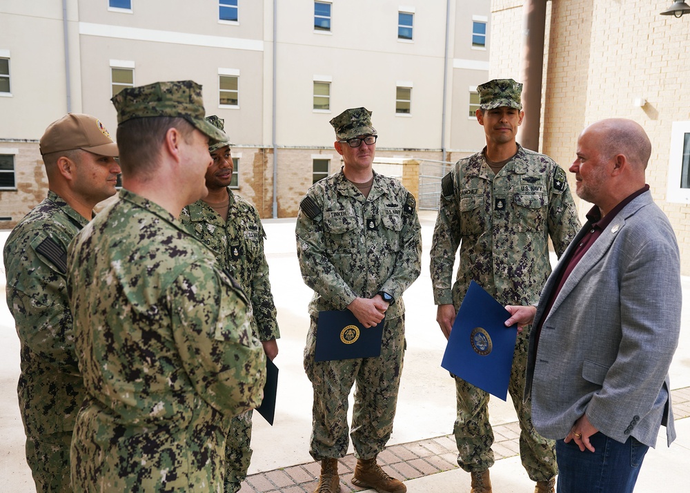 U.S. Rep. Tony Gonzales recognizes Navy Chiefs for taking Care of One of Their Own