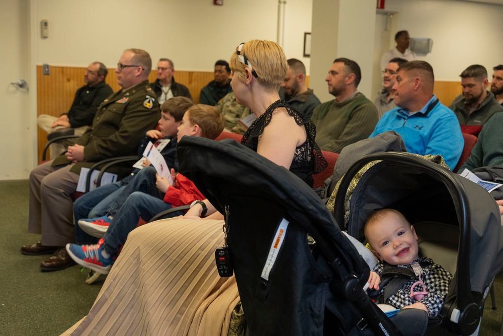 Family, friends, colleagues gather for USAMMDA Army product developer's field grade promotion