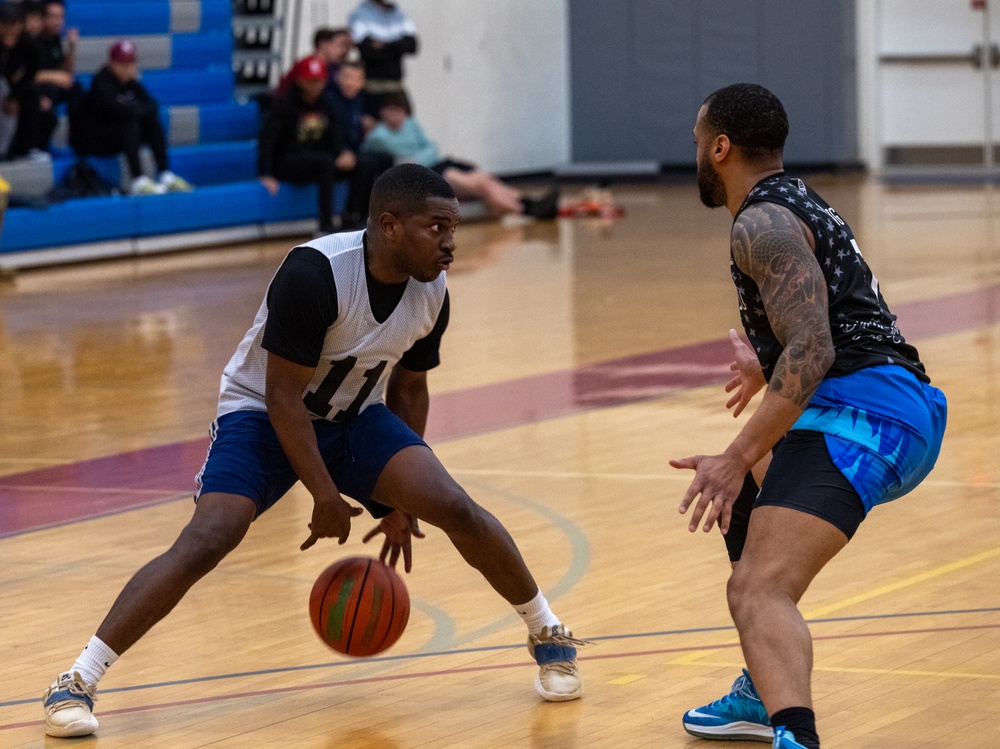 512th Airlift Wing basketball team dominates intramural league