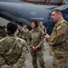 CMSAF JoAnne S. Bass engages with Team Kirtland