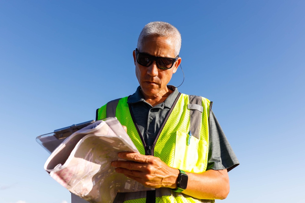 Routine Check Up: NAVFAC Pacific Engineers Inspect MCAS Kaneohe Bay Pavement