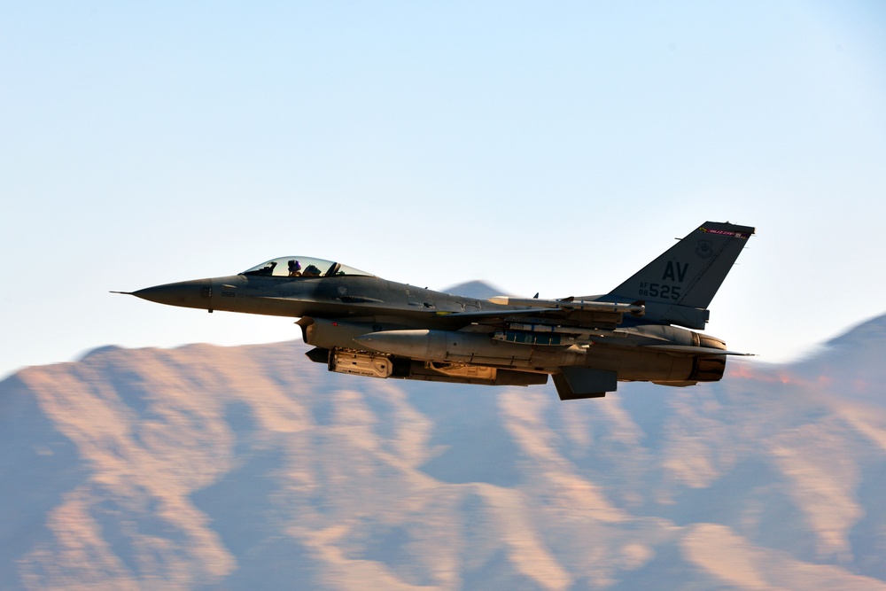 Aviano F-16’s take off during Red Flag 24-1