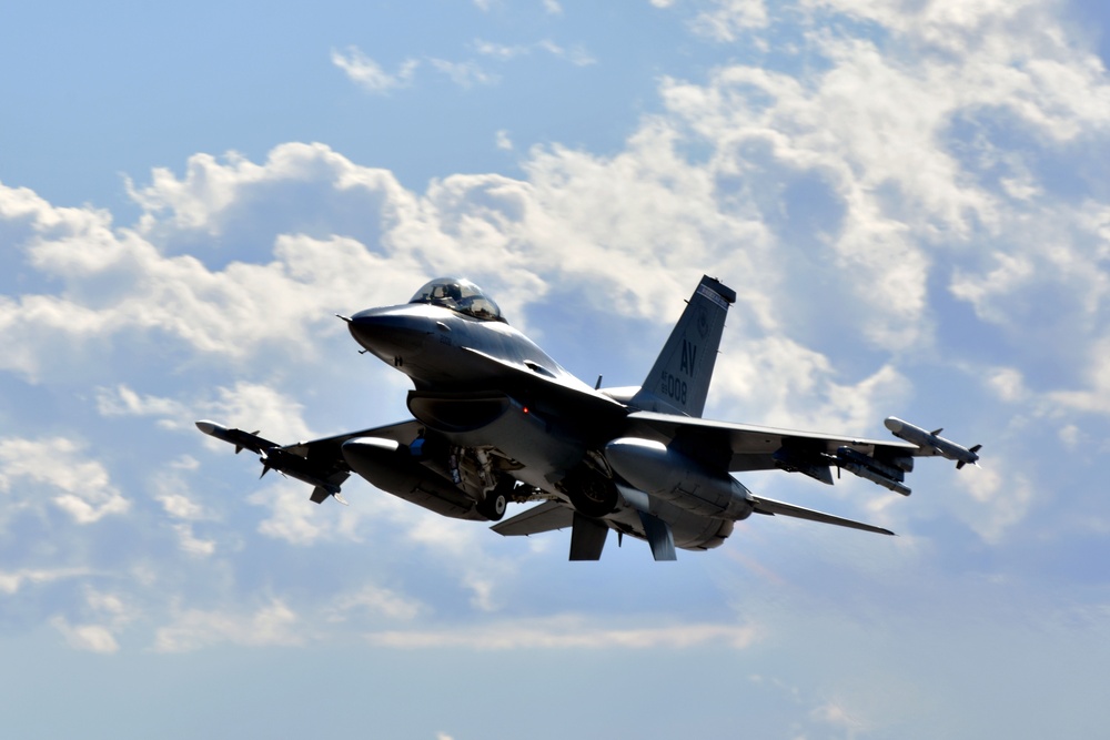 Aviano F-16’s take off during Red Flag 24-1