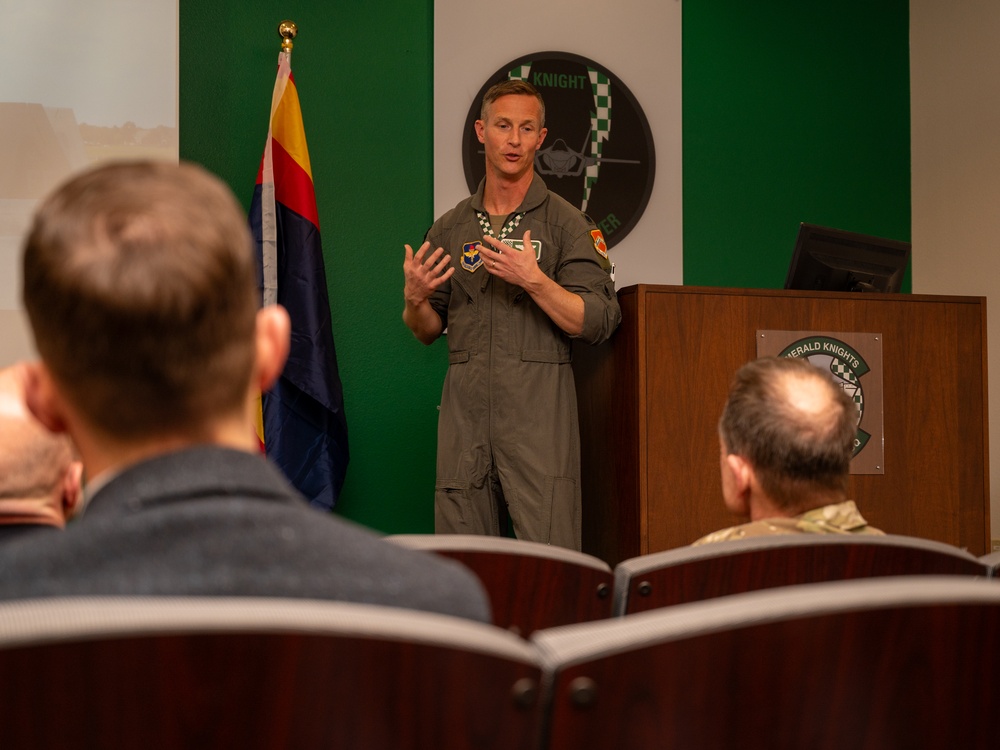 Danish Parliament Members Visit Luke AFB