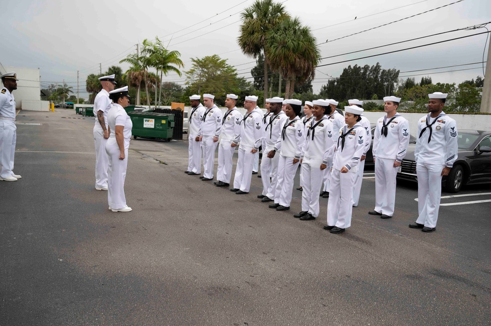 NTAG Miami Recruiters Conduct Uniform Inspection