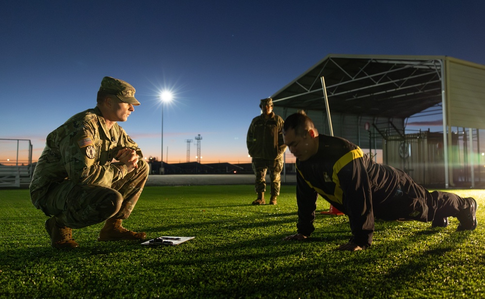 JTF-N Soldiers conduct an ACFT