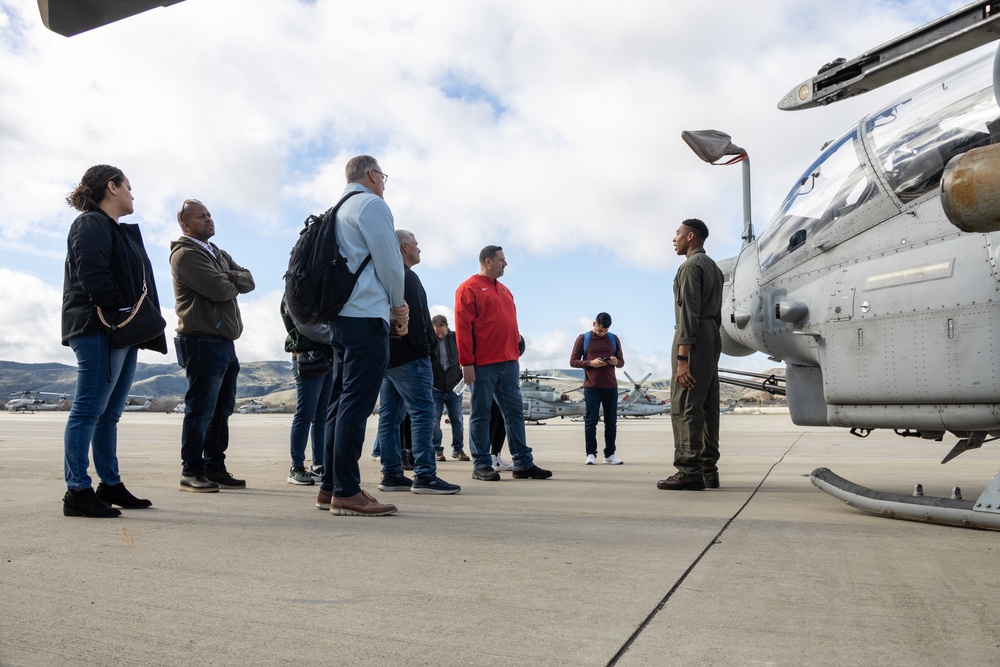 Murrieta Valley Unified School District educators visit Camp Pendleton
