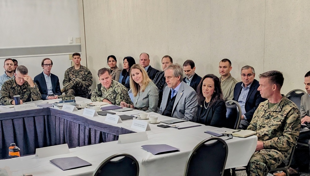 Meredith Berger, the Assistant Secretary of the Navy, pays a visit to San Diego