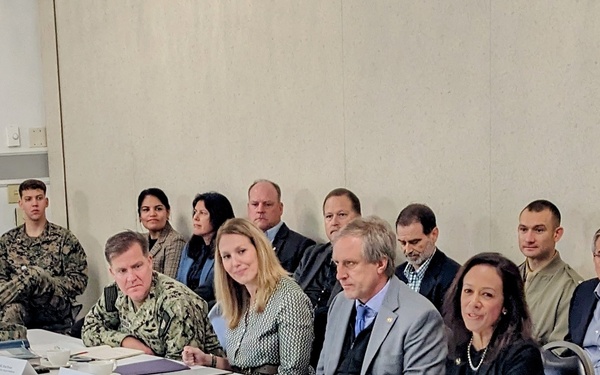 Meredith Berger, the Assistant Secretary of the Navy, pays a visit to San Diego