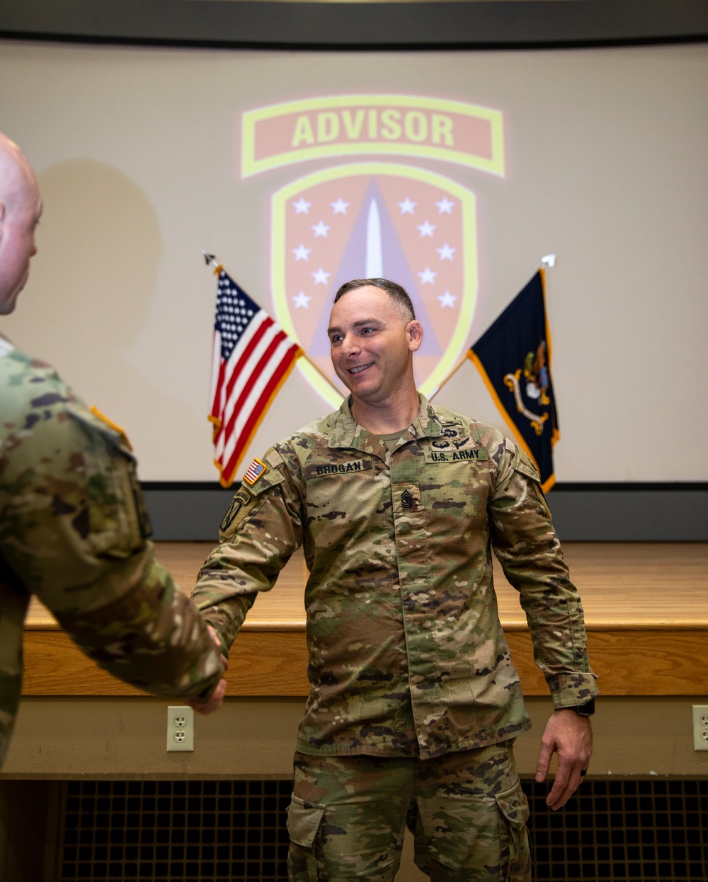 5th SFAB Commander awards Purple Heart, Army Commendation Medals during quarterly award ceremony