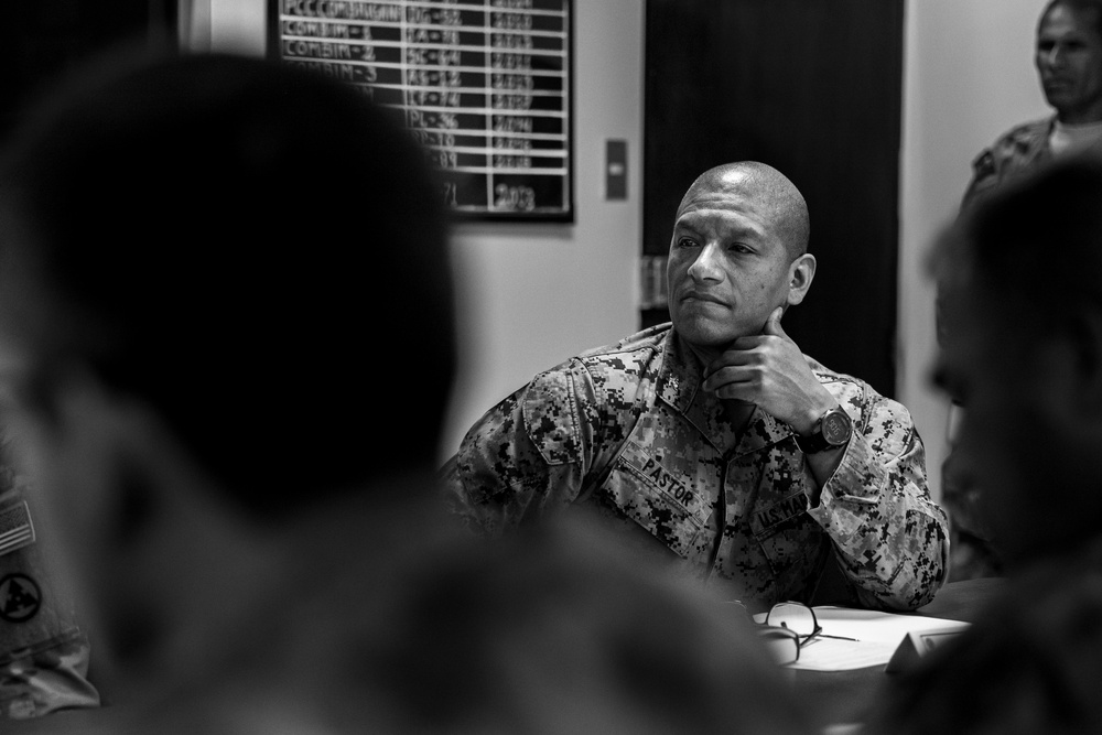 U.S. Marine Corps Forces, South, and Infantería de Marina del Perú participate in staff planner working group