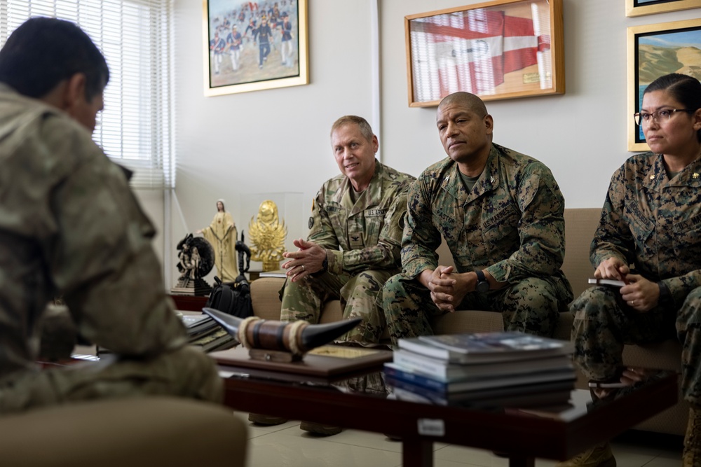 U.S. Marine Corps Forces, South, and Infantería de Marina del Perú participate in staff planner working group