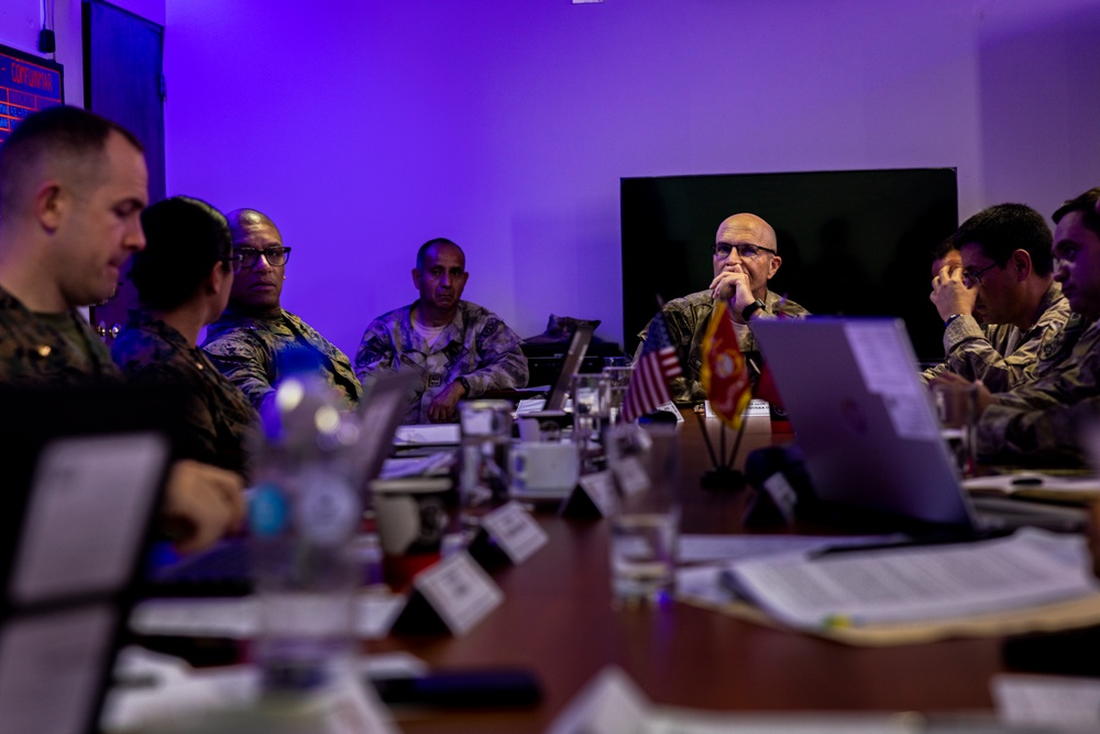 U.S. Marine Corps Forces, South, and Infantería de Marina del Perú participate in staff planner working group