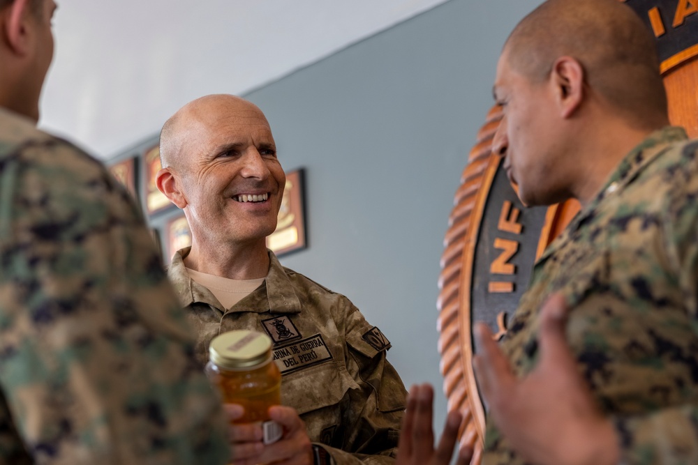 U.S. Marine Corps Forces, South, and Infantería de Marina del Perú participate in staff planner working group