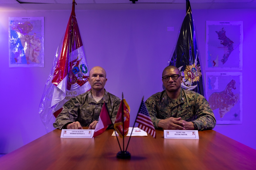 U.S. Marine Corps Forces, South, and Infantería de Marina del Perú participates in staff planner working group