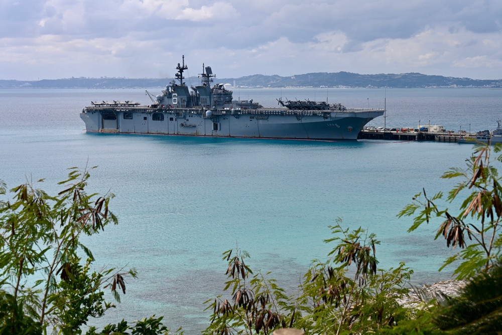 USS America at White Beach Naval Facility