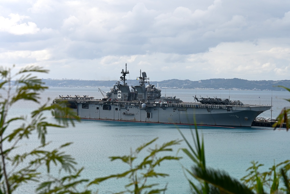 USS America at White Beach Naval Facility