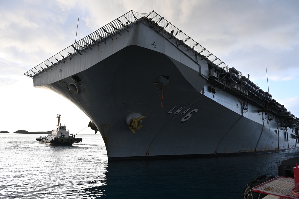 USS America at White Beach Naval Facility