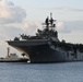 USS America Visits White Beach Naval Facility