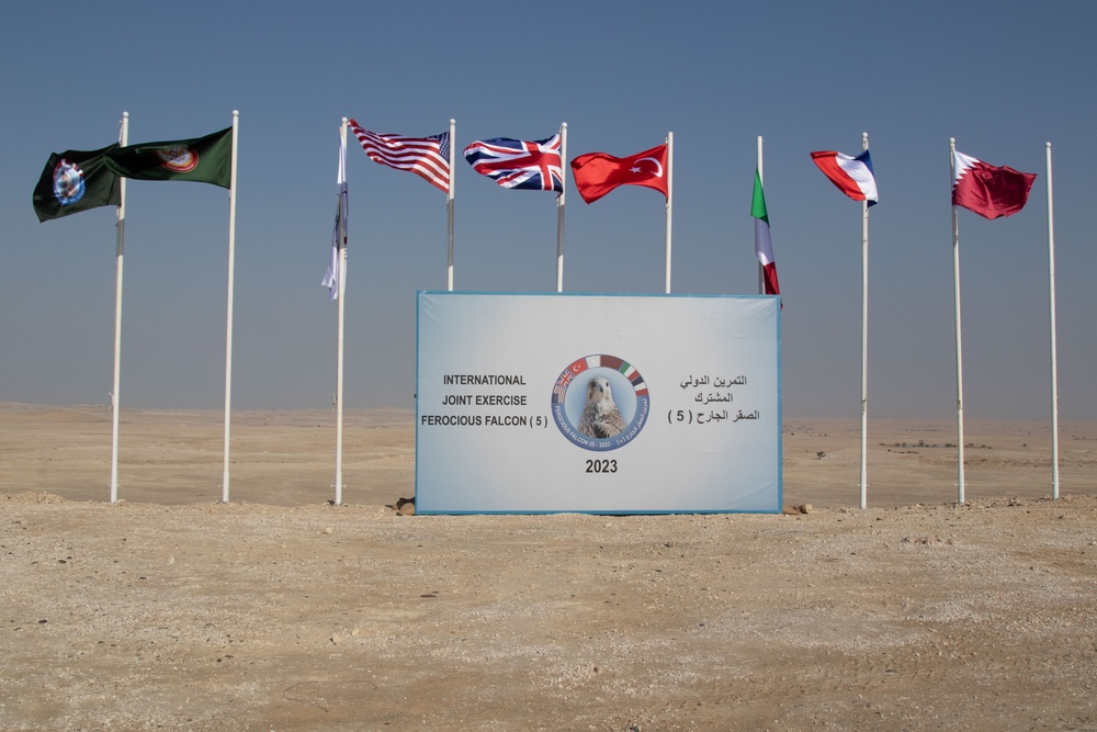 Qatari Armed Forces, U.S. Armed Forces, and other partner nations partook in a combined arms live fire exercise culminating in the end of Exercise Ferocious Falcon 5