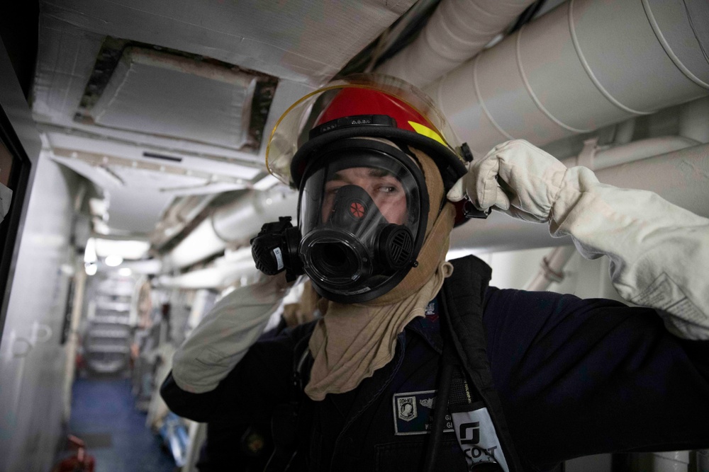 USS William P. Lawrence General Quarters Drill