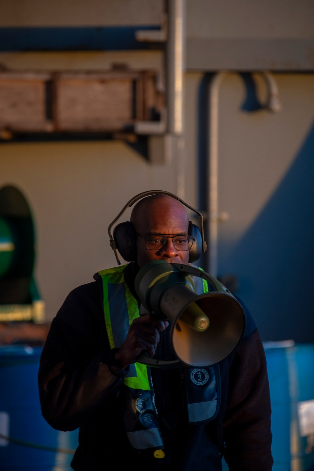 Abraham Lincoln conducts small-arms live fire exercise