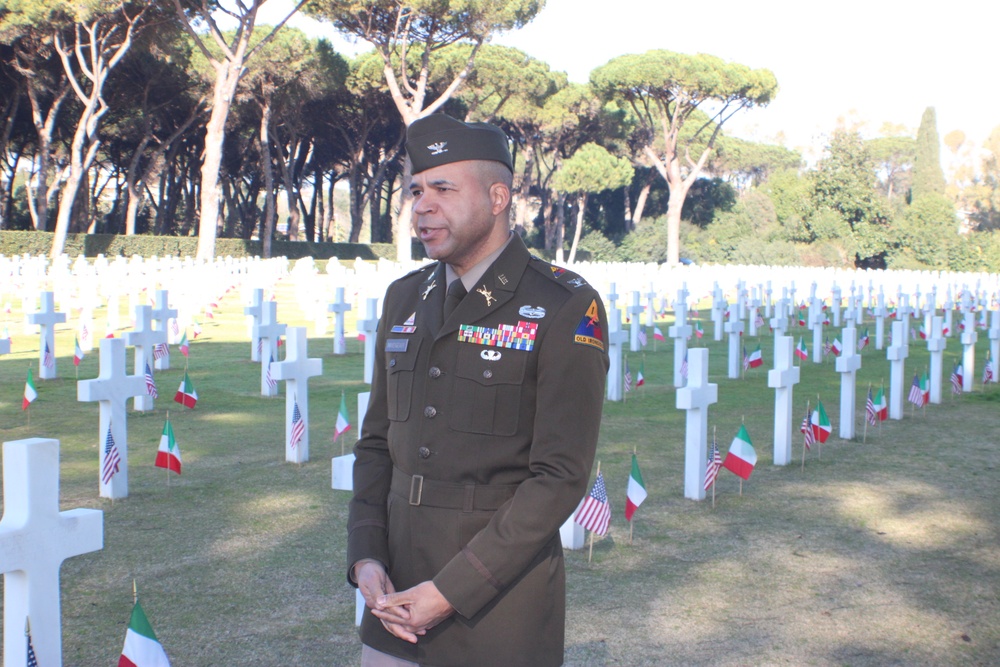 2ABCT CDR Represents 1AD at 80th Anniversary of Allies Landing in Italy