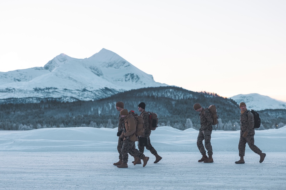 U.S. Marines with 2nd Marine Aircraft Wing (MAW) arrive in Norway for Exercise Nordic Response 24