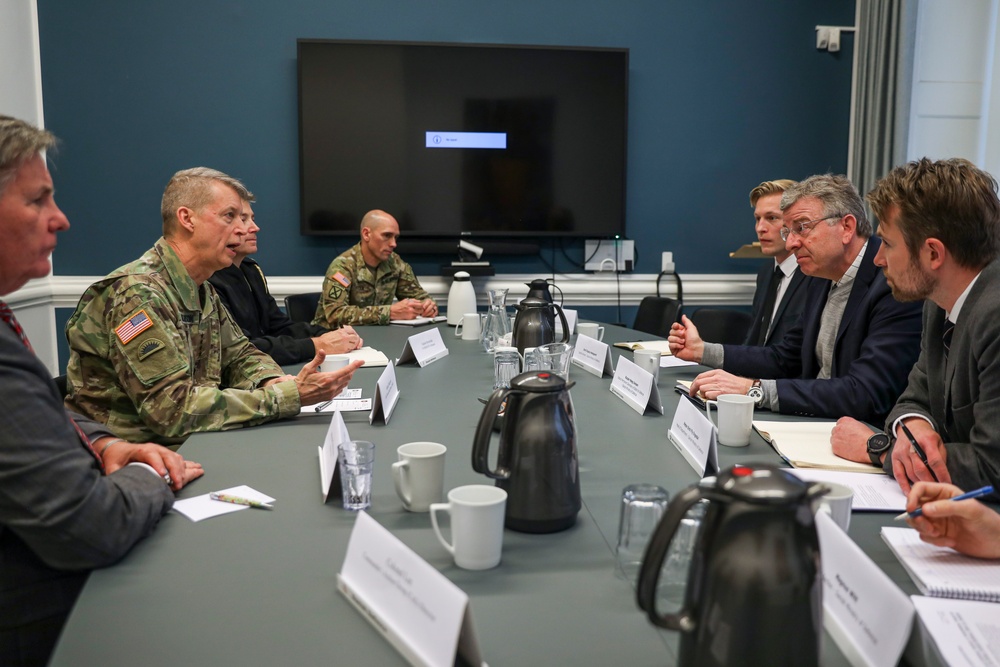 Hokanson explores National Guard cooperation with Kingdom of Denmark