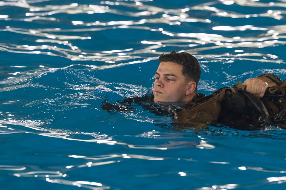 Water survival training