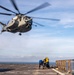 USS Gunston Hall (LSD 44) Conducts Deck Landing Qualifications