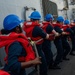 USS Laboon Conducts a Replenishment-at-Sea with USNS Kanawha in the Red Sea