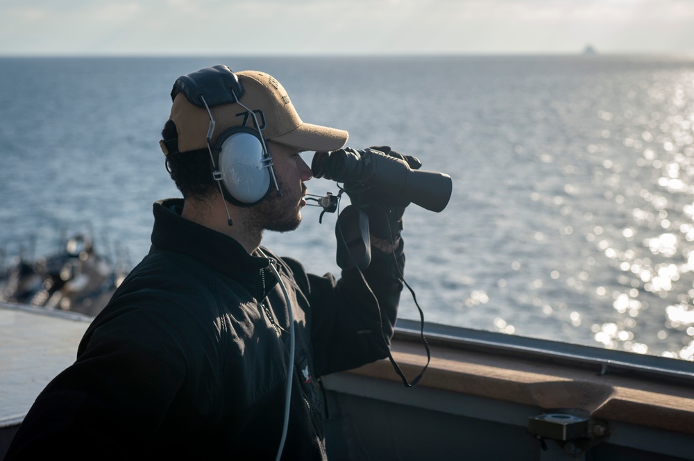 USS Hopper (DDG 70) Sailors Conduct Routine Operations in Japan