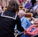 Naval Band Performance at Veteran's Hospital