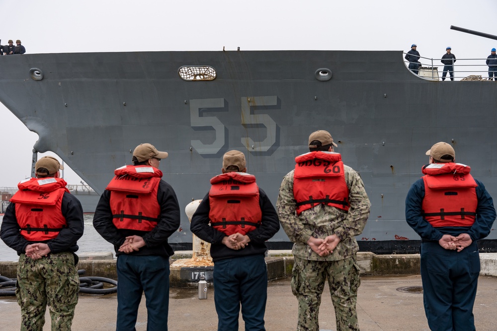 USS Leyte Gulf (CG 55) Departs for 4th Fleet Deployment