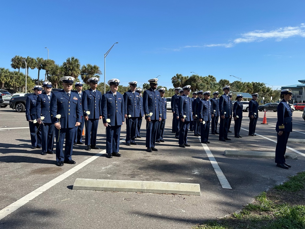 Coast Guard holds memorial to honor fallen crew members of Coast Guard Cutter Blackthorn