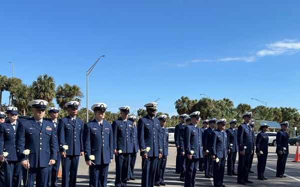 Coast Guard holds memorial to honor fallen crew members of Coast Guard Cutter Blackthorn